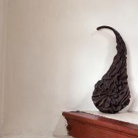 sculpture de poire séchée